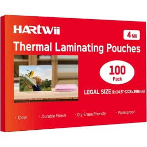 Laminating Pouch Legal 80mic (50 Sheets)