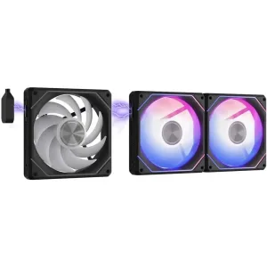 DarkFlash DM12-PRO RGB Cooling Fan 3-in-1