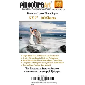 Eco Paper 5x7 5R 260gm RC Luster (100 Sheets)